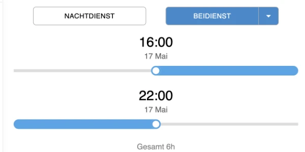 Mobile Arbeitszeiterfassung in KidsManager mit einfacher Eingabe von Diensten und Arbeitszeiten