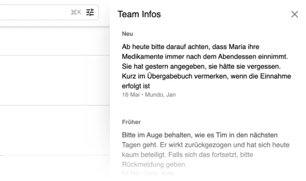Teaminformationen und Übergaben in KidsManager zur abgestimmten Zusammenarbeit im Betreuungsalltag